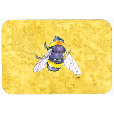 Planche à découper rectangulaire en verre à abeilles east urban home