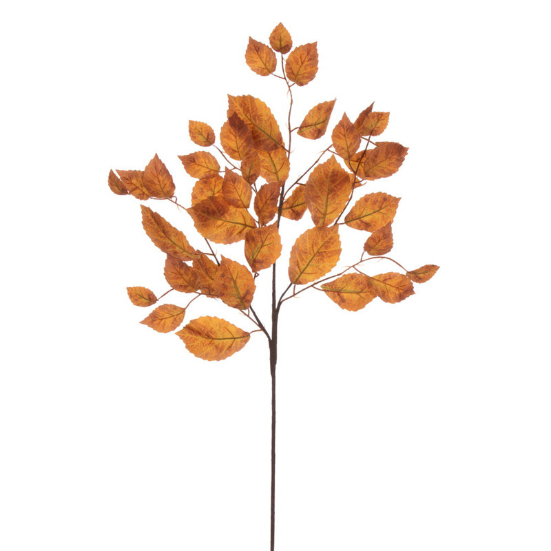 Ensemble de 3 plantes à feuillage artificiel, Brun