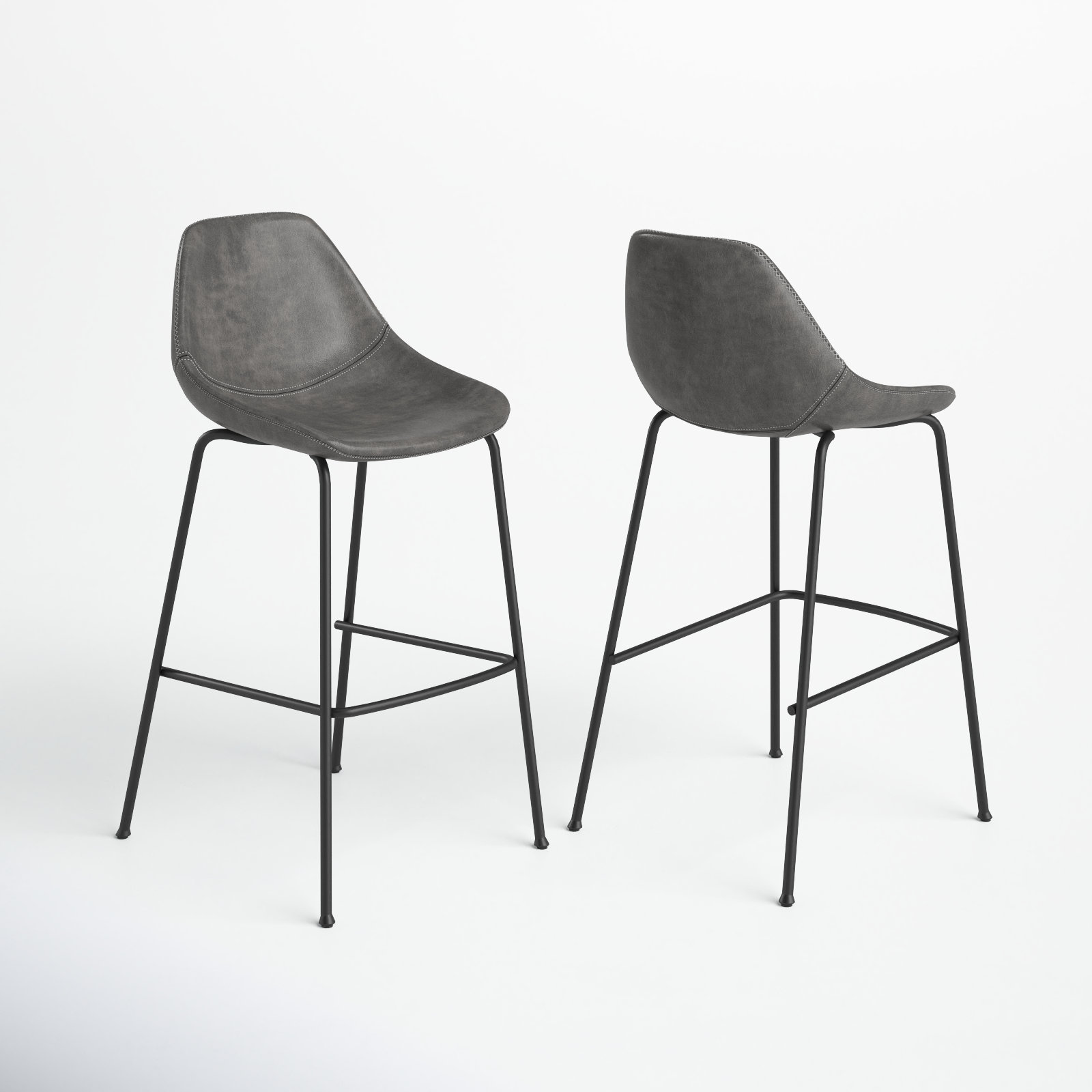 Garner Counter & Bar Stool, Gray, Bar Stool (29” Seat Height)