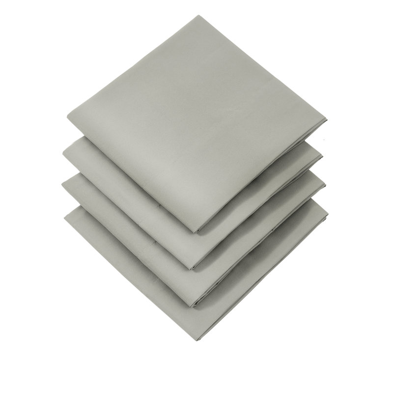 Vilano Springs Easy care Microfiber Four Pillowcases by Southshore Fine Linens, Queen, Steel Gray