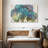 Harnek Turquoise Hydrangea On Barn Board-107708249