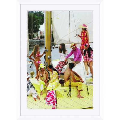 Colourful Crew Print by Slim Aarons