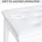 Piano Bench In White, Faux Leather Padded And Wooden Framed For Duets Use Performances Featuring Cushion Solid Frame