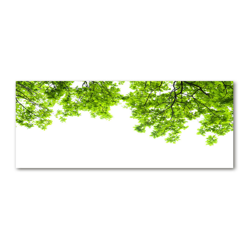 Oak Leaves - No Frame Painting, Glass, 70cm H x 100cm W x 4cm D