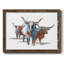 Modern Longhorns I, reproduction d'art sur toile-96286001-96286002
