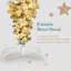 Upside Down Artificial Christmas Tree with White Needles
