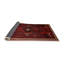 Tapis traditionnel rouge / noir-1086729537