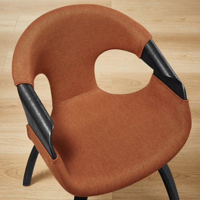Afra 21.26'' W Swivel Polyester Upholstered Home Office Task Desk Chair