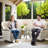 7- Person Outdoor Wicker Patio Conversation Furniture Set With Fire Pit Table-1061967018