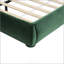 Lit moelleux en velours vert foncé-1475912268
