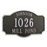 Lexington 3-Line Wall Address Plaque