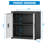 Metal Tool Garage Storage Cabinet With 2 Doors And Lock
