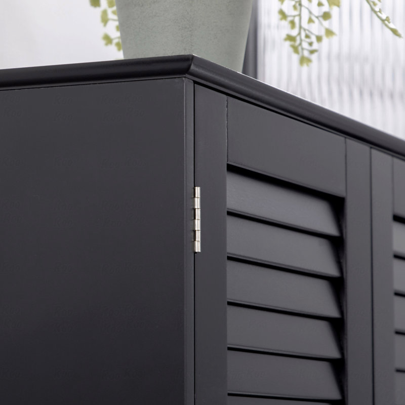 Armoire de rangement, rangement pour salle de bain, grande étagère avec portes et tablette réglable, linge autoportant avec 2 armoires et comptoir, plancher