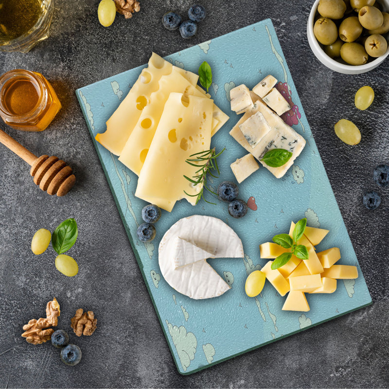Planche à découper en verre trempé Ambesonne