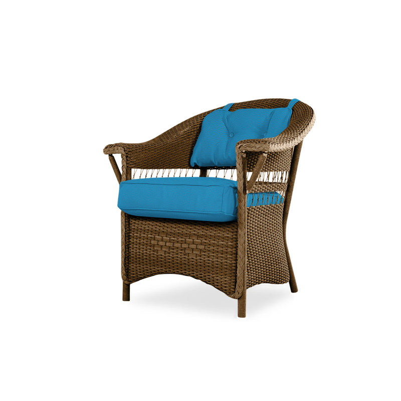 Nantucket Outdoor Dining Armchair, Sandberg Pewter, Bark