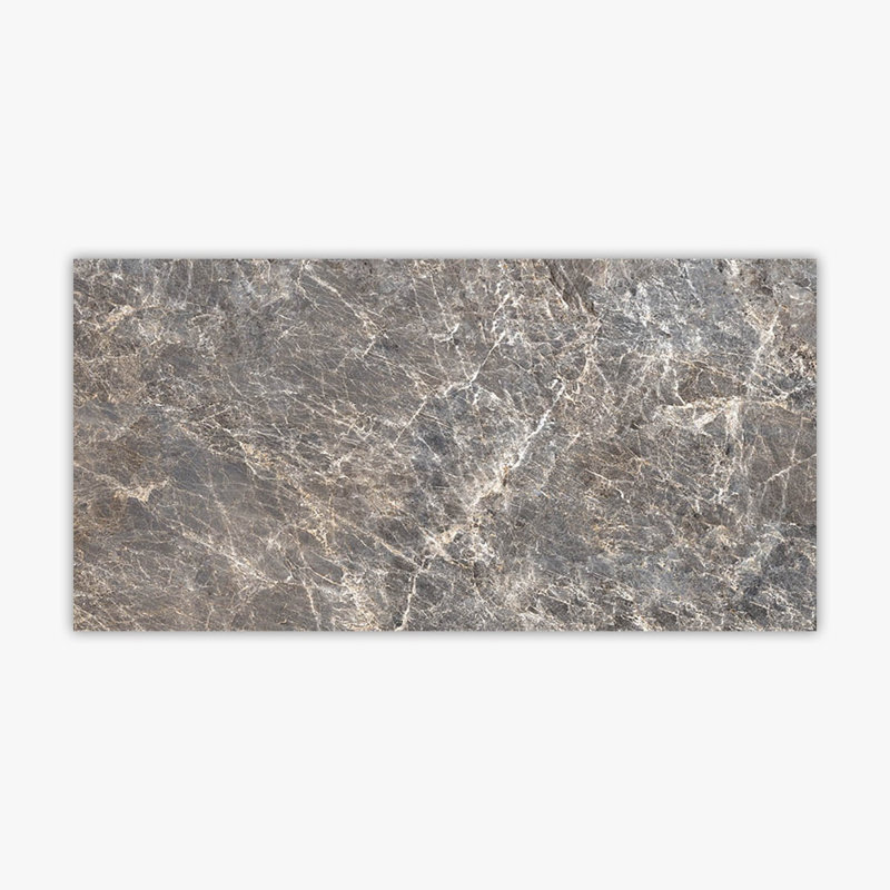 24" x 48" Porcelain Marble Look Tile, Gray