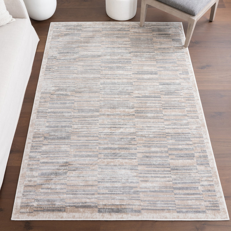 Nidhi Traditional Striped Area Rug, Rectangle 7'6" x 9'6"