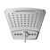 PowerShot 8-in Curved 3-Function Showerhead 