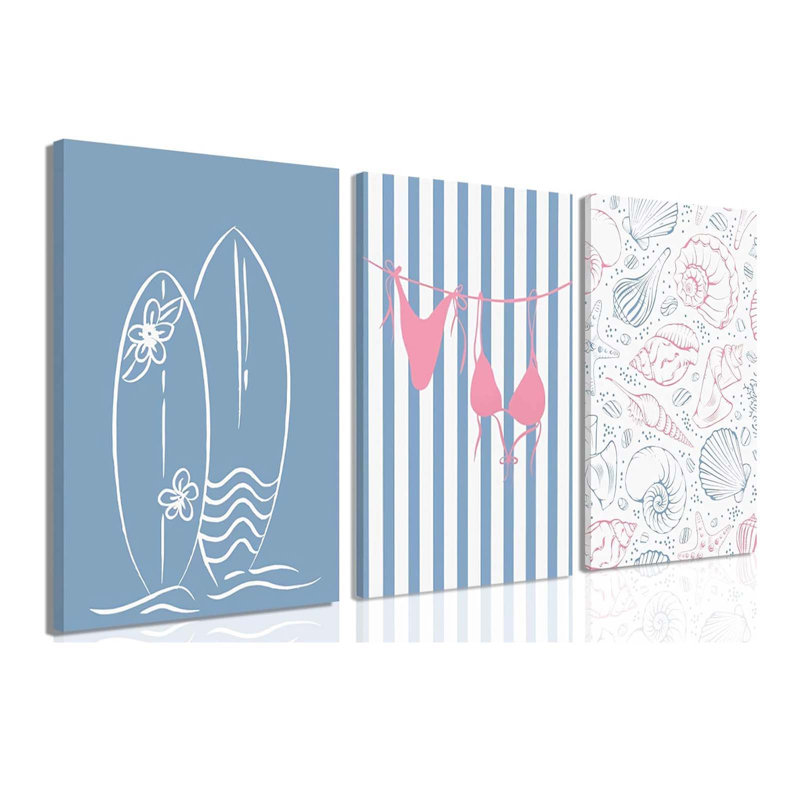 3 Piece Wrapped Canvas Print