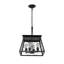 Lustre suspendu industriel 16 lumières à 4 lumières, cage moderne en métal, luminaire suspendu réglable pour la salle à manger, la cuisine et le salon (sans ampoules)-1045530626