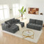Canapé modulaire en U en chenille avec nuage et porte-gobelets-1204367867-1204367865