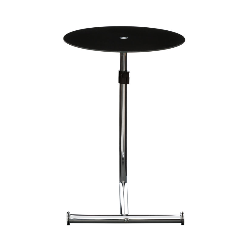 Glass Top C Table End Table