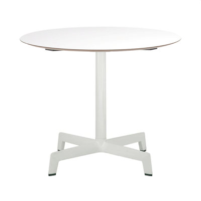 Sputnik Round Metal Base Dining Table