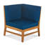 Chaise de coin de patio, bleu-174216871