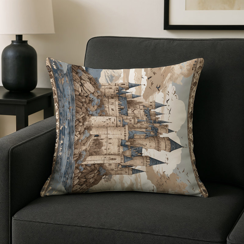 Dragon’S Perch Indoor And Outdoor Throw Pillow, Square 20"