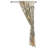 Cotton Blend Semi Sheer Single Curtain Panel