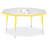Berries® Laminate Adjustable Octagon Activity Table-16129179-16129180-16129190