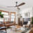 60" 3 - Blade Propeller Ceiling Fan With LED Lights And Remote Control-560736065