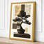 Bonsai in Geometry Japandi - Wrapped Canvas-1941845777-1941845780
