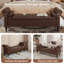 Banc de chambre 65 "avec rangement, bancs de lit en similicuir avec boutons capitonnés-1635608733