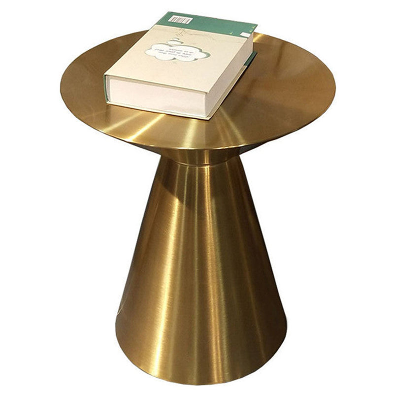 Ikon End Table, Gold