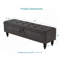 Banc de lit 59 po avec rangement-534486342