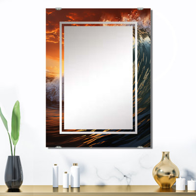 Grand miroir mural Baelyn - Coastal Beach MIR139380