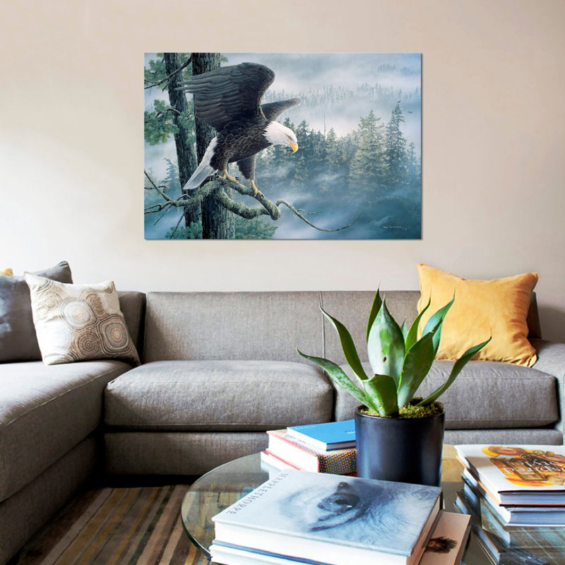 High and Mighty - reproduction d'art sur toile, H 12 po x l 18 po x P 1,5 po, Toile tendue, Pas de tapis