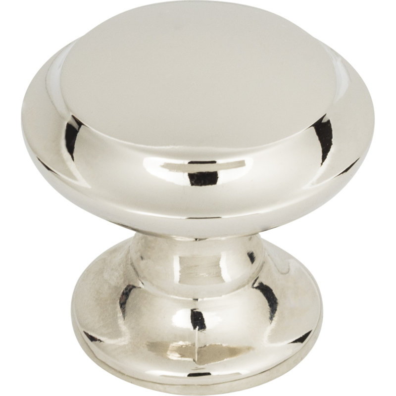 Barrow 1-1/4" Diameter Mushroom Knob, Polished Nickel