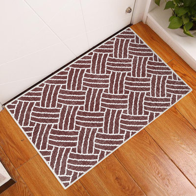 Jackman Non-Slip Geometric Indoor Doormat
