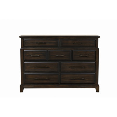 Commode 9 tiroirs pour le rangement, commode horizontale pour le salon de la chambre à coucher, commode avec rangement pour l'espace de vie
