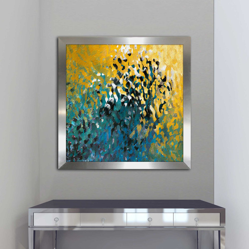 «The Light of Life, John 8:12» par Mark Lawrence, reproduction d'art, Encadrement argenté, H 25,5 po x l 25,5 po x P 1 po