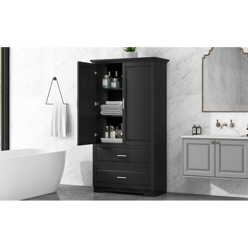 Grande armoire de rangement pour salle de bain