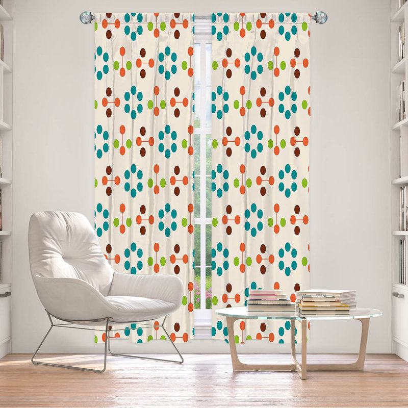 Paire de rideaux obscurcissant en polyester Etana, L 20 po x L 52 po