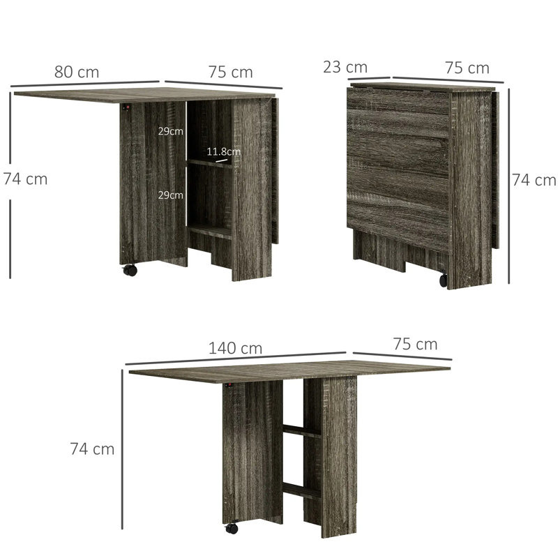 Anghelache Dining Table, Grey