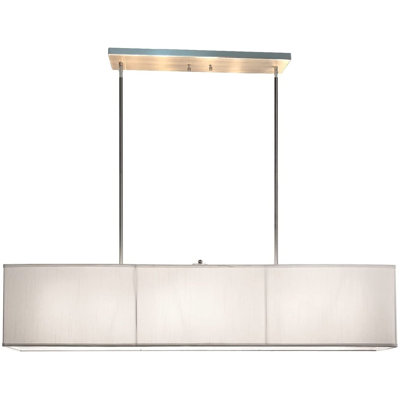 Catalano 6-Light Kitchen Island Rectangle Pendant Lamp