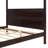 Wood Canopy Platform Bed-534843671