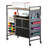 Rolling Craft Cart And Storage Table With 20 Vinyl Roll Holders 3 Drawers Black
