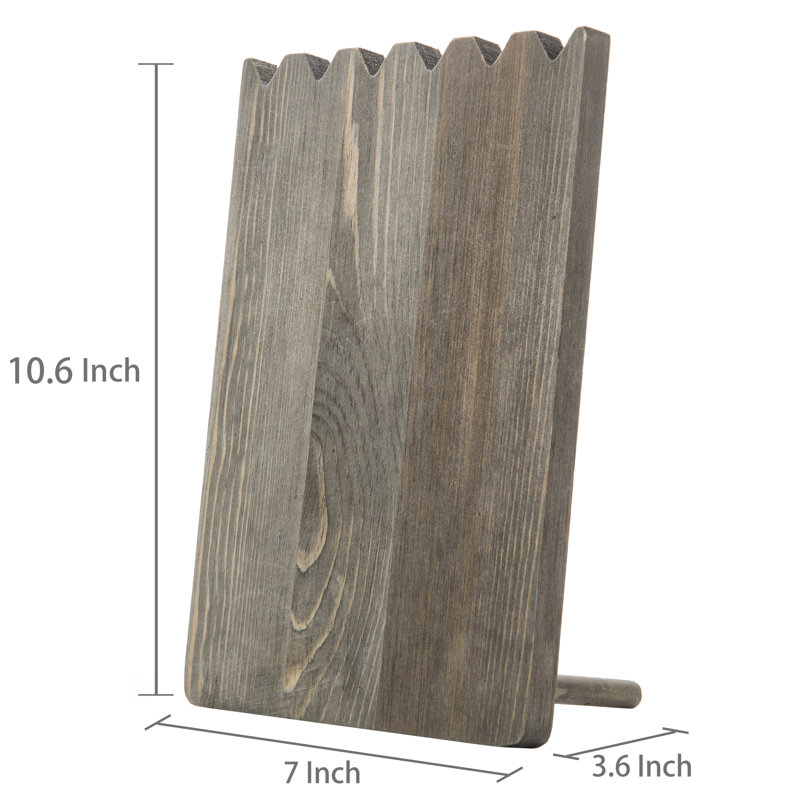 Rangement à bijoux en bois massif, Gris