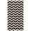 Tapis intérieur / extérieur en coton noir / beige Arneshia